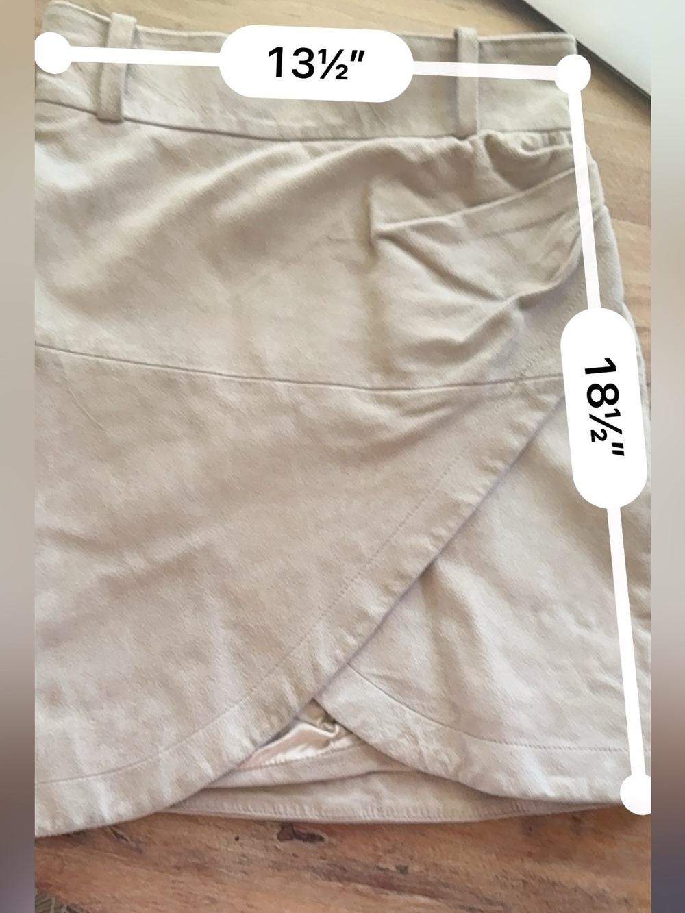 IRO Paris  suede leather mini skirt wrap  blogger Instagram favorite revolve - Picture 4 of 6
